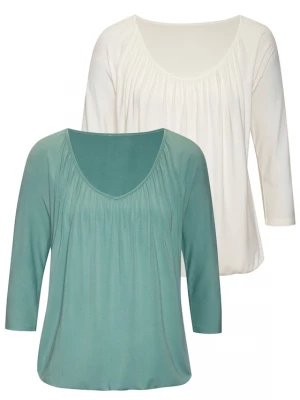 Foto van product LASCANA Shirt turquoise / wit