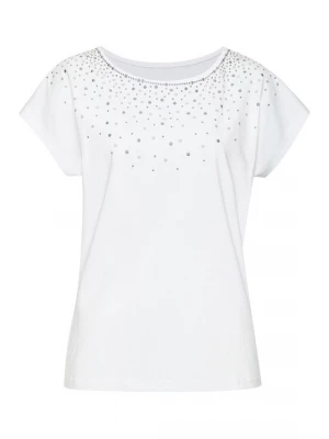 Foto van product LASCANA Shirt zilvergrijs / zilver / wit