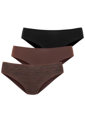 Foto van product LASCANA Slip donkerbruin / zwart
