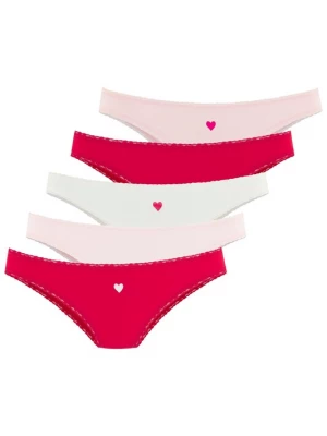 Foto van product LASCANA Slip rosa / purper / wit