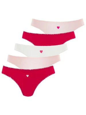 Foto van product LASCANA String rosa / rood / wit