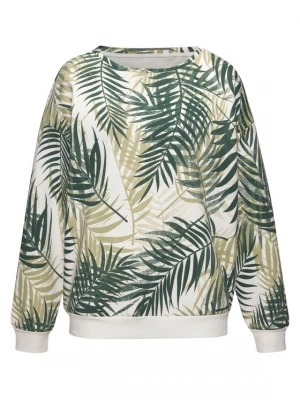 Foto van product LASCANA Sweatshirt groen / wit