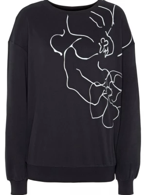 Foto van product LASCANA Sweatshirt zwart / wit