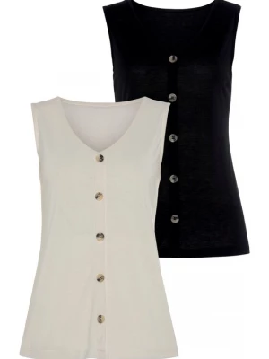 Foto van product LASCANA Top beige / zwart