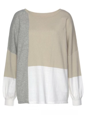 Foto van product LASCANA Trui beige / grijs / wit