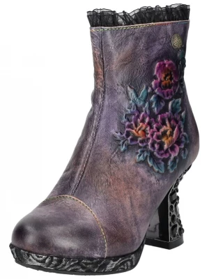 Foto van product Laura Vita Enkellaarsjes violetblauw