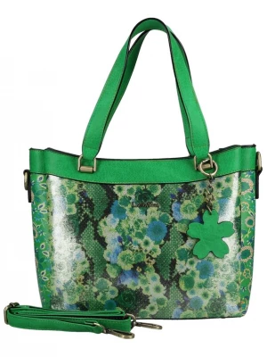 Foto van product Laura Vita Handtas donkerblauw / groen / lichtgroen / zwart