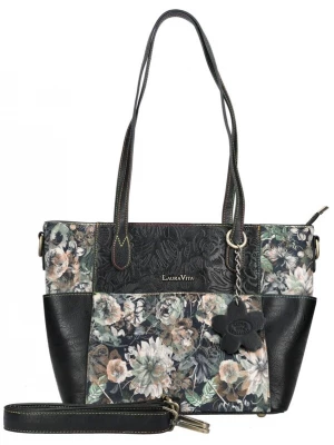 Foto van product Laura Vita Handtas grijs / zwart / wit