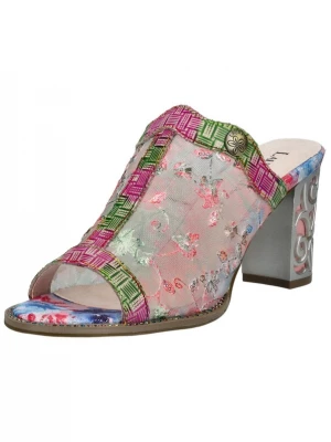 Foto van product Laura Vita Muiltjes beige / groen / pink