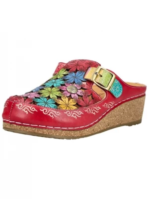 Foto van product Laura Vita Muiltjes lichtblauw / geel / groen / rood