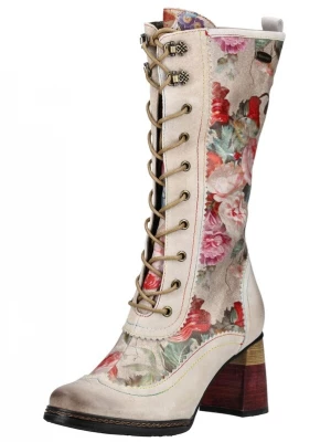 Foto van product Laura Vita Veterlaarzen beige / groen / rosa / rood