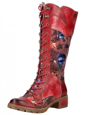 Foto van product Laura Vita Veterlaarzen blauw / kersrood / donkerrood