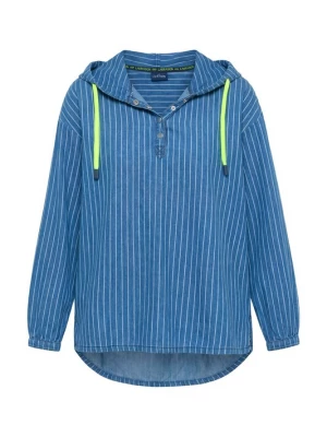 Foto van product LAURASØN Blouse blauw denim / offwhite