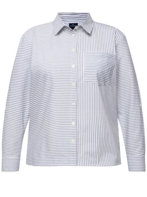 Foto van product LAURASØN Blouse lichtblauw / wit