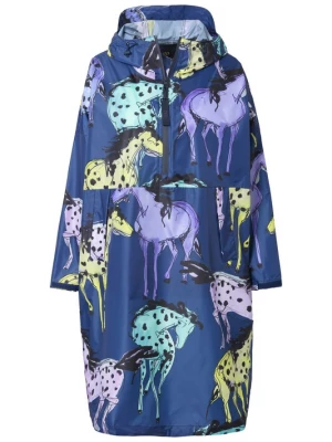 Foto van product LAURASØN Functionele jas blauw / lichtblauw / geel / lila / zwart