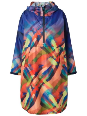 Foto van product LAURASØN Functionele jas donkerblauw / curry / groen / pastelrood