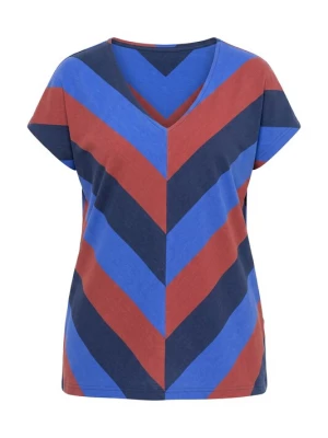 Foto van product LAURASØN Shirt blauw / bloedrood