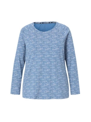 Foto van product LAURASØN Shirt blauw denim / wit