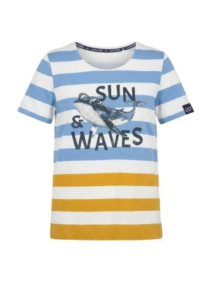 Foto van product LAURASØN Shirt blauw / geel / wit