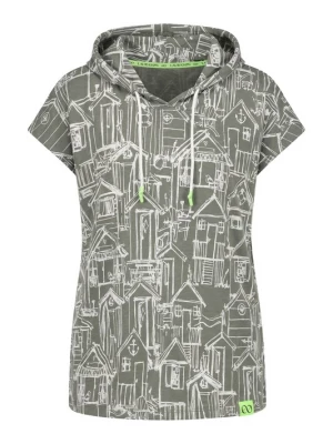 Foto van product LAURASØN Shirt olijfgroen / wit