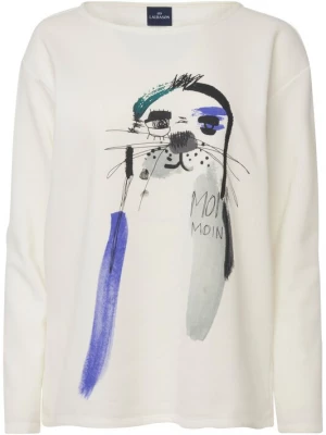 Foto van product LAURASØN Sweatshirt gemengde kleuren / offwhite