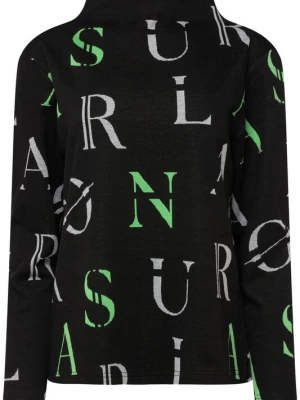 Foto van product LAURASØN Sweatshirt grijs / groen / zwart
