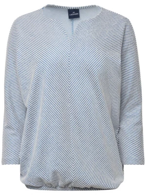 Foto van product LAURASØN Sweatshirt lichtblauw / wit