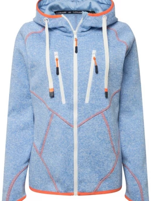 Foto van product LAURASØN Sweatvest blauw gemêleerd / oranje