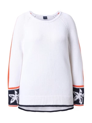Foto van product LAURASØN Trui oranje / zwart / wit