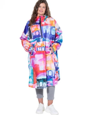 Foto van product LAURASØN Tussenjas blauw / neonroze / rood