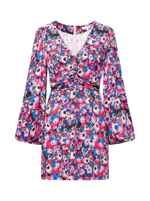 Foto van product Laurella Jurk blauw / rood / zwart / wit