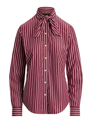 Foto van product Lauren Ralph Lauren Blouse navy / bourgogne / wit