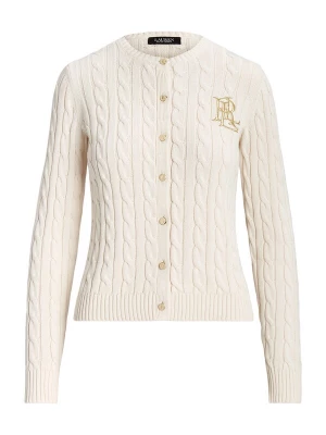 Foto van product Lauren Ralph Lauren Gebreid vest crème / goud