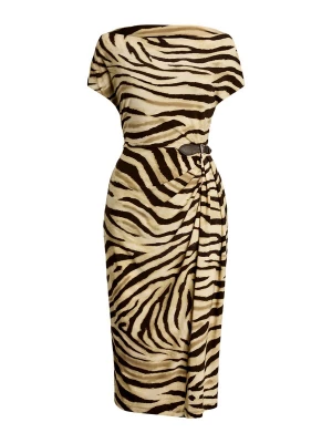 Foto van product Lauren Ralph Lauren Jurk crème / cappuccino / donkerbruin
