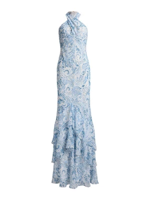 Foto van product Lauren Ralph Lauren Jurk lichtblauw / wit