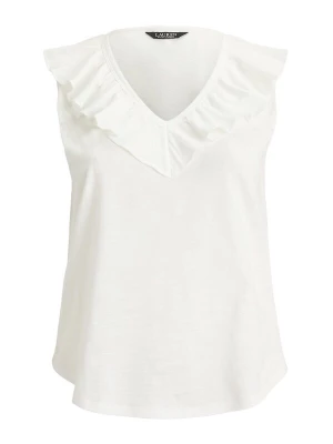 Foto van product Lauren Ralph Lauren Plus Top wit gemêleerd