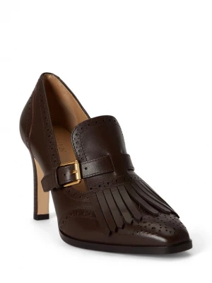 Foto van product Lauren Ralph Lauren Pumps met hoge voorkant 'COLLEEN' chocoladebruin