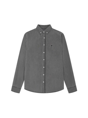 Foto van product Laurent Vergne Overhemd 'Marseille Slim Fit Denim Shirt - Grey' grijs