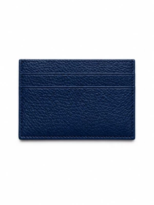 Foto van product Laurent Vergne Portemonnee 'Millau- Leather Cardholder - Royal Blue' blauw