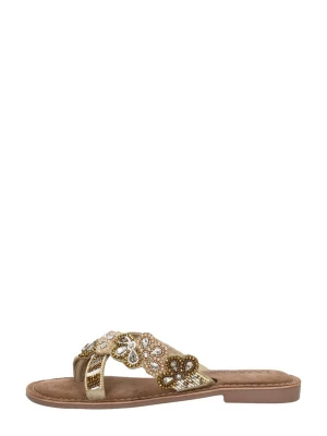 Foto van product LAZAMANI Huisschoenen 'Teenslippers' beige