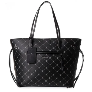 Foto van product Lazarotti Shopper 'Palermo' grijs / zwart
