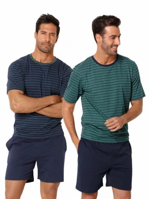 Foto van product LE JOGGER Pyjama kort blauw / groen