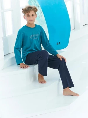 Foto van product LE JOGGER Set nachtblauw / petrol / wit