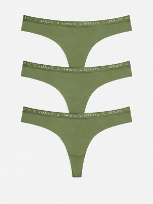 Foto van product LEAFLETIC Broekje 'Leafletic Mid Rise Brazilian' groen