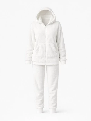 Foto van product LEAFLETIC Huispak 'Leafletic Women’s Hoodie and Jogger Set' wit