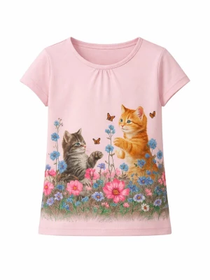 Foto van product LEAFLETIC Shirt 'Leafletic Girls T-shirt' pink