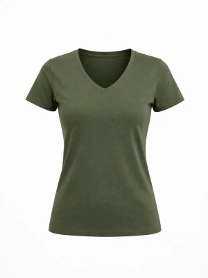 Foto van product LEAFLETIC Shirt 'Leafletic Women’s Short Sleeve V-Neck T-shirt' groen