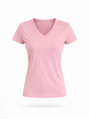 Foto van product LEAFLETIC Shirt 'Leafletic Women’s Short Sleeve V-Neck T-shirt' lichtroze