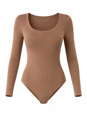 Foto van product LEAFLETIC Sportbody 'Leafletic Women’s Bodysuit' bruin