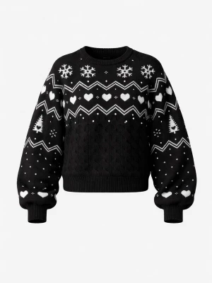 Foto van product LEAFLETIC Trui 'Leafletic Women’s Pullover Sweater' zwart